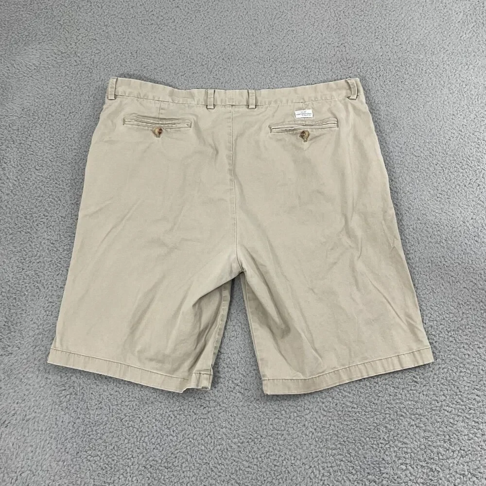 Vineyard Vines Breaker Shorts Men 42 Tan Chino Classic Flat‎ Front Golf